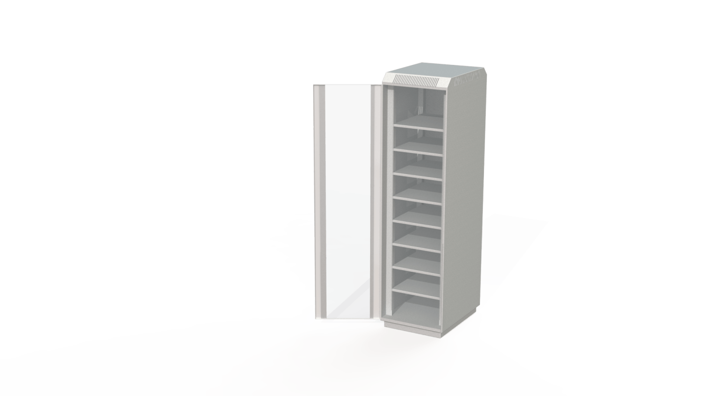 shkaf-stojka-19-600h800-47-u-so-steklyannoj-dverju-blokom-ventilyacii-8-polok-usilennyh-200kg